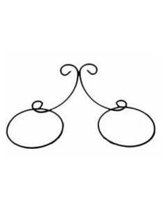 MACETERODOBLE ARO PARED 160 MM R6