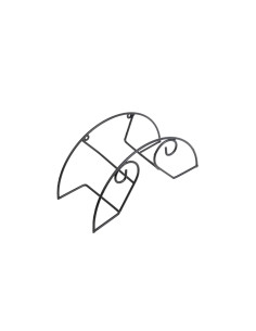 PORTAMANGUERAS SENCILLO 350X160 MM