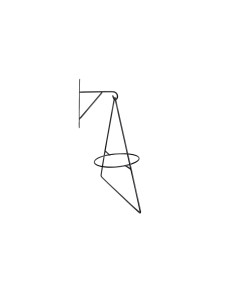 MACETERO PARED TRIANGULO 400X400X180 M